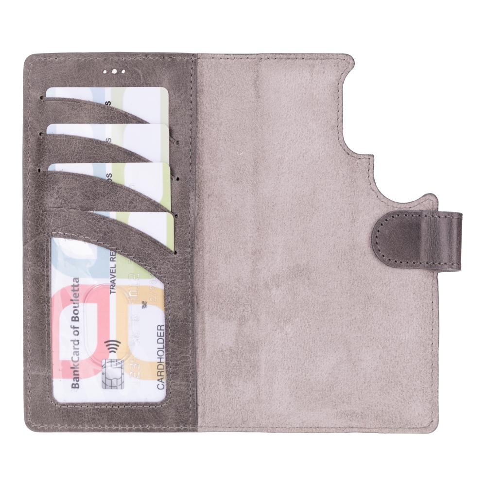 Magic Samsung Galaxy S25 Ultra Leather Detachable Wallet Case