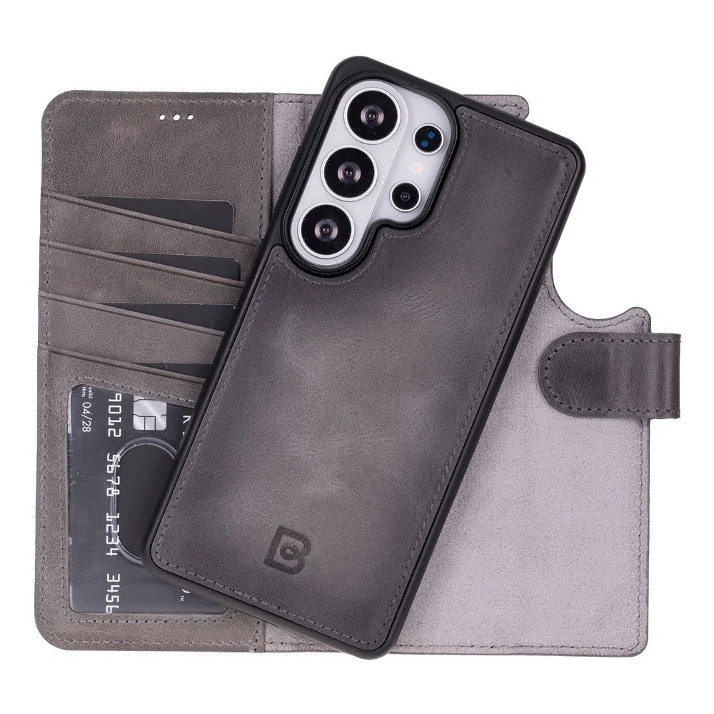 Magic Samsung Galaxy S26 Ultra Leather Detachable Wallet Case