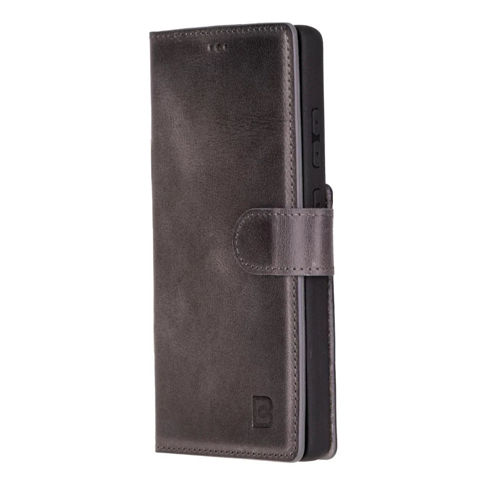 Magic Samsung Galaxy S25 Ultra Leather Detachable Wallet Case