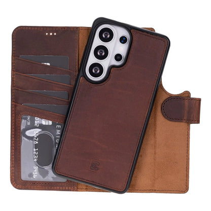 Magic Samsung Galaxy S26 Ultra Detachable Leather Wallet Case – Expanded Palette