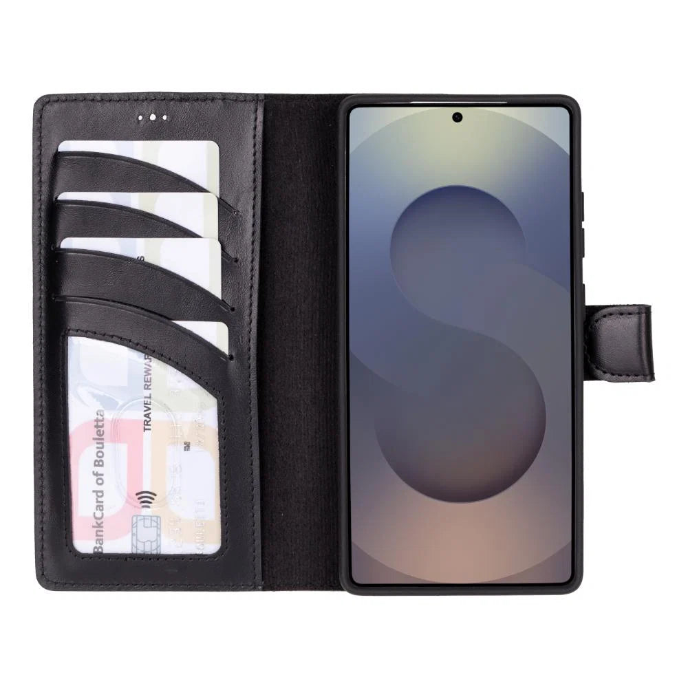 Magic Samsung Galaxy S25 Ultra Leather Detachable Wallet Case