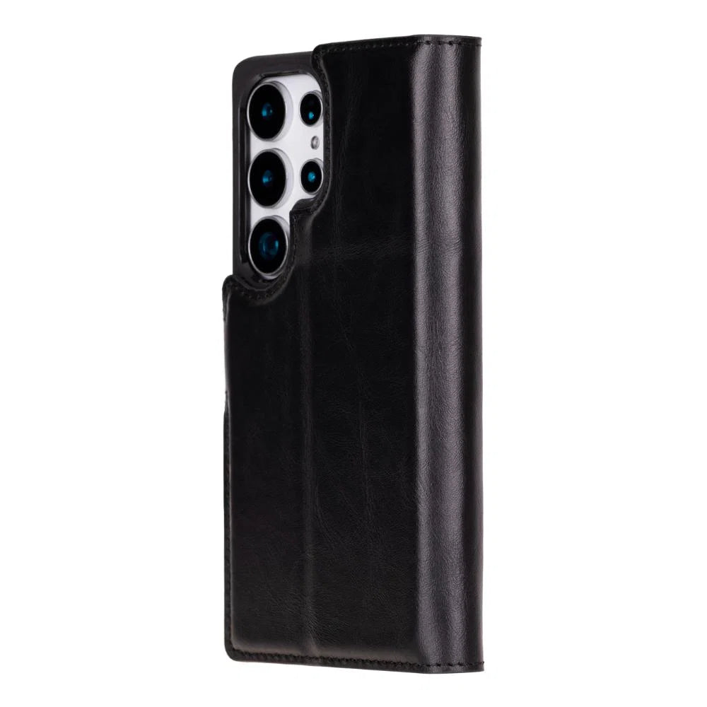 Magic Samsung Galaxy S25 Ultra Leather Detachable Wallet Case