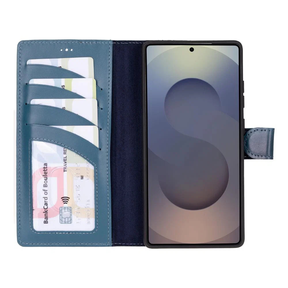 Magic Samsung Galaxy S25 Ultra Leather Detachable Wallet Case