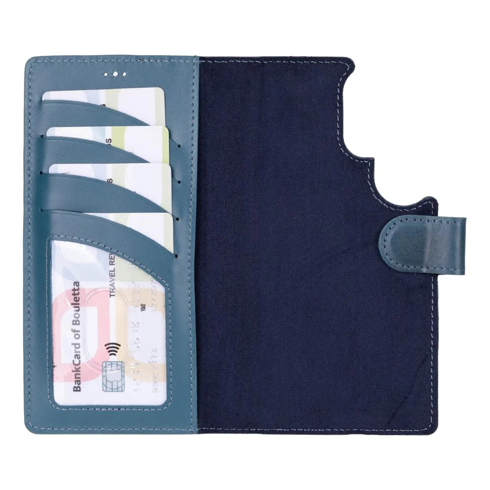 Magic Samsung Galaxy S25 Ultra Leather Detachable Wallet Case