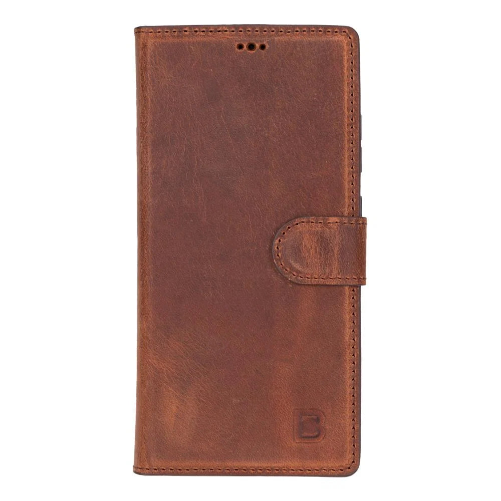 Magic Samsung Galaxy S25 Ultra Leather Detachable Wallet Case