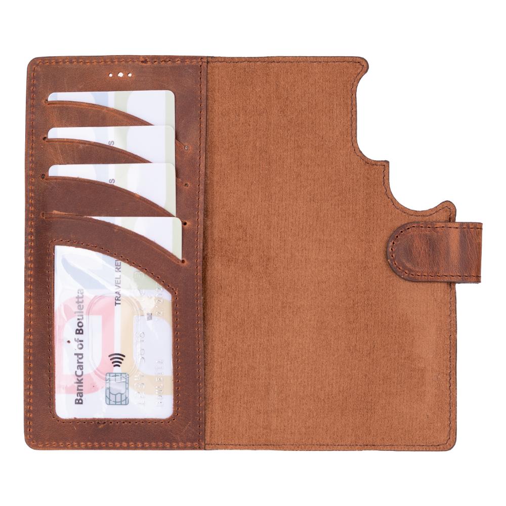 Magic Samsung Galaxy S25 Ultra Leather Detachable Wallet Case