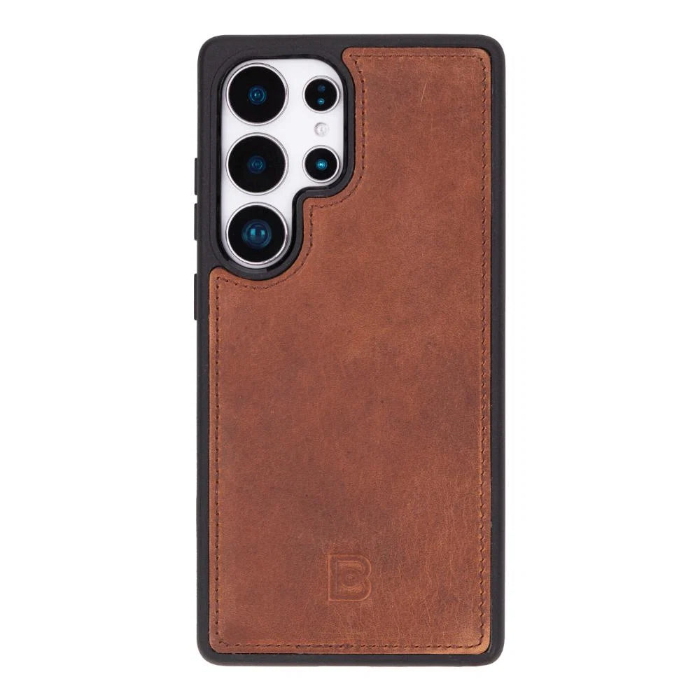 Magic Samsung Galaxy S25 Ultra Leather Detachable Wallet Case