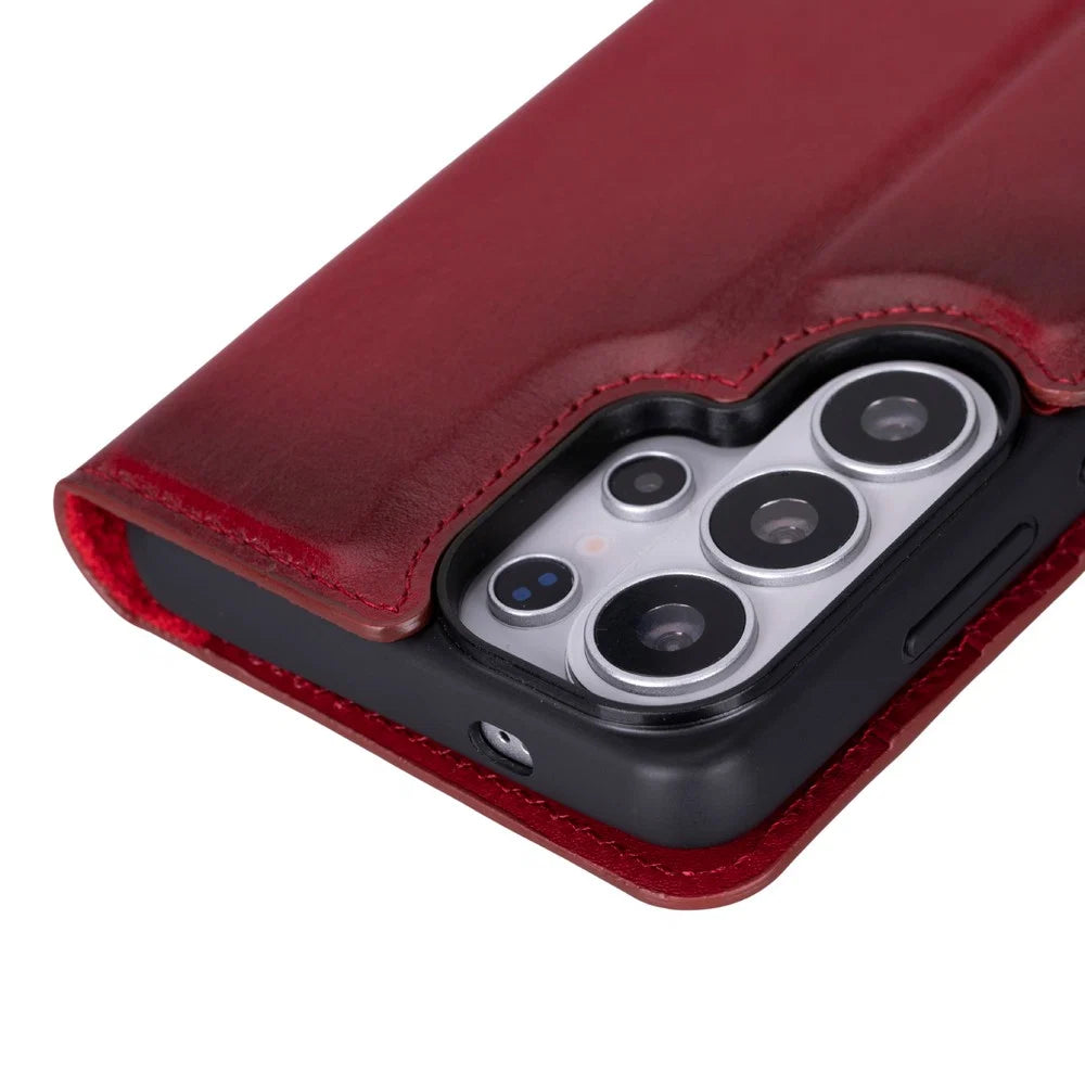 Magic Samsung Galaxy S26 Ultra Leather Detachable Wallet Case