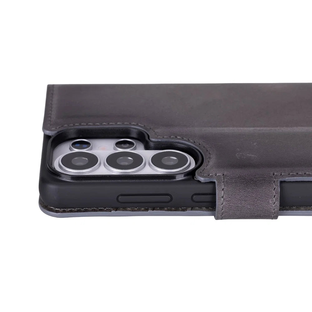 Magic Samsung Galaxy S26 Ultra Leather Detachable Wallet Case