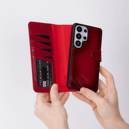 Magic Samsung Galaxy S26 Ultra Detachable Leather Wallet Case – Expanded Palette