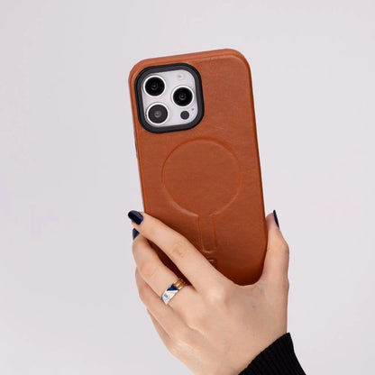 Lexora iPhone 16 Pro Max Slim Leather Case