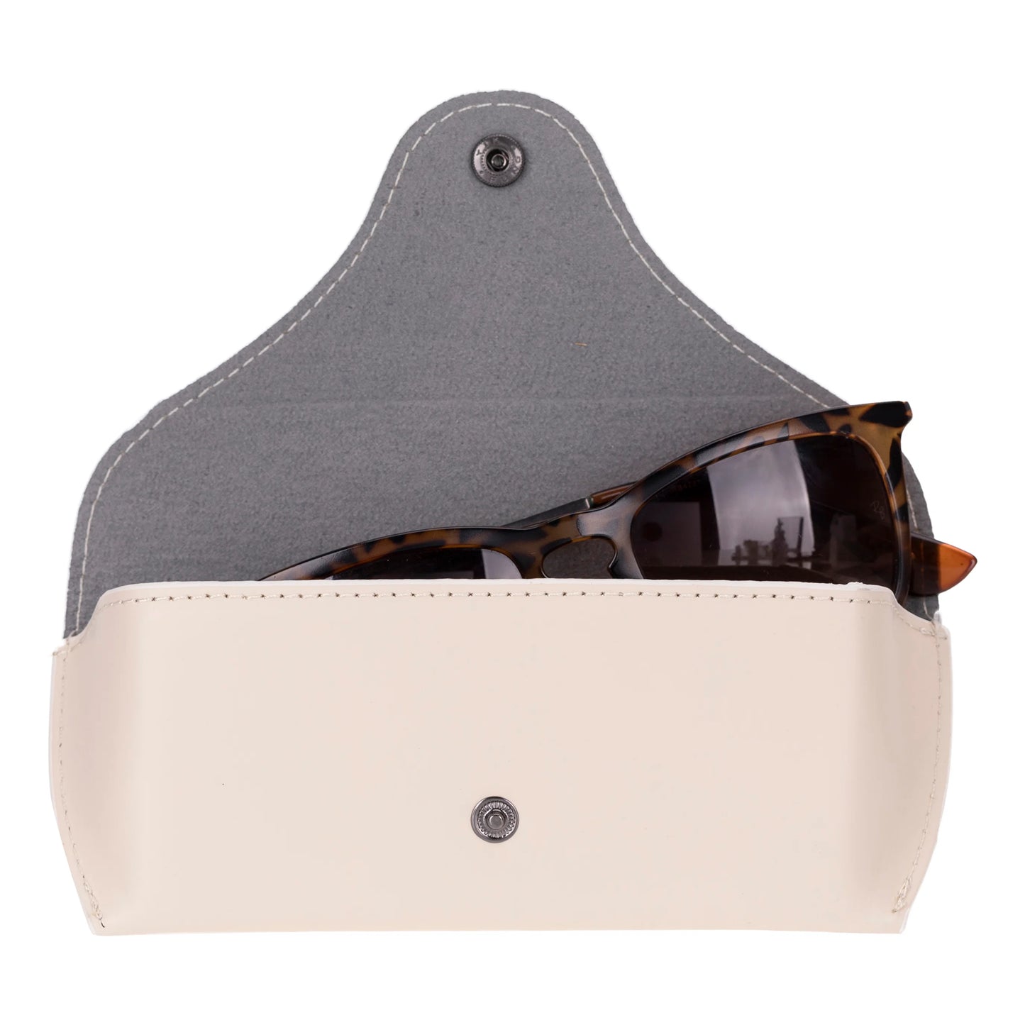 Roan Leather Glasses Case Dark Blue