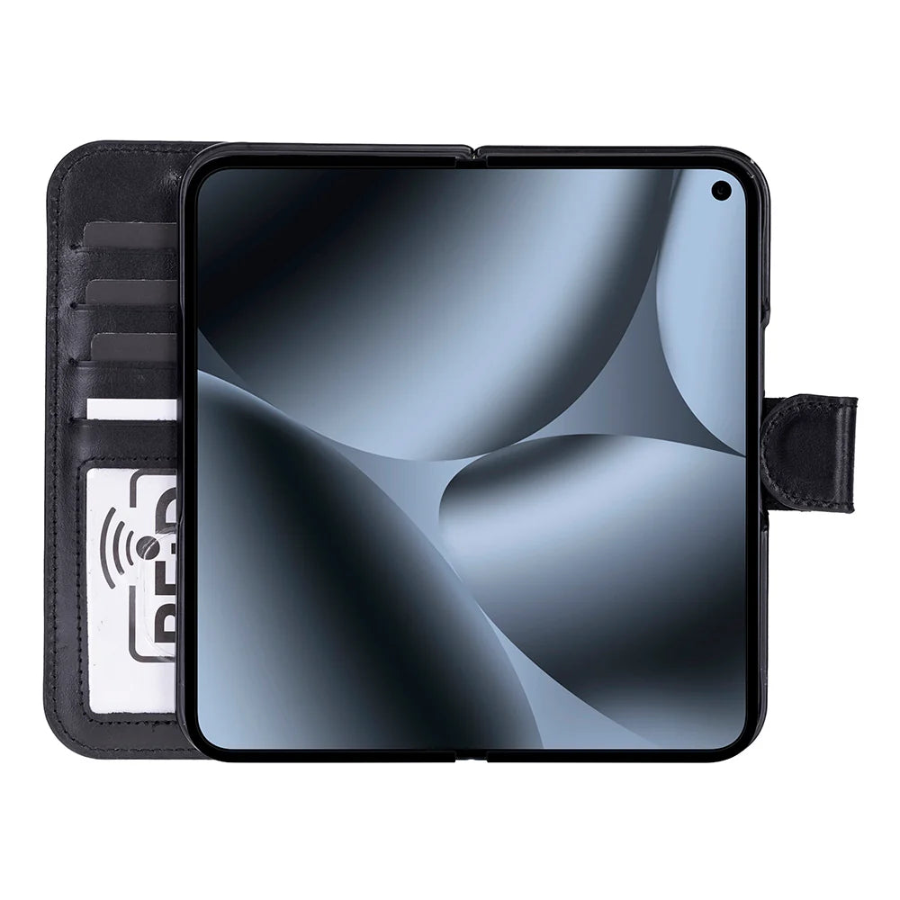 Wallet ID Google Pixel 10 Pro Fold Leather Folio Case