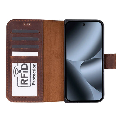 Wallet ID Leather Folio Case for Google Pixel 10 Pro Fold