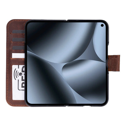 Wallet ID Leather Folio Case for Google Pixel 10 Pro Fold