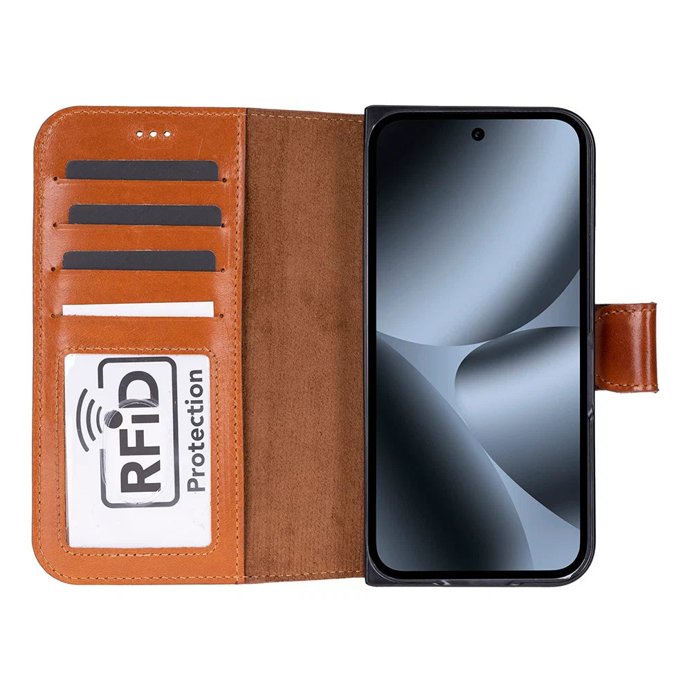 Wallet ID Google Pixel 10 Pro Fold Leather Folio Case