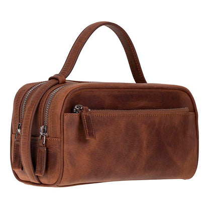 Travero Leather Toiletry Bag