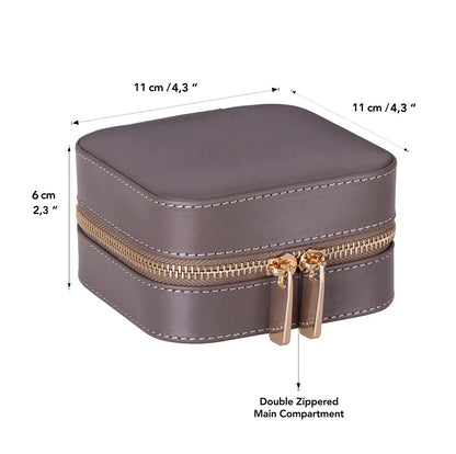 Amanda Medium Leather Jewelry Box