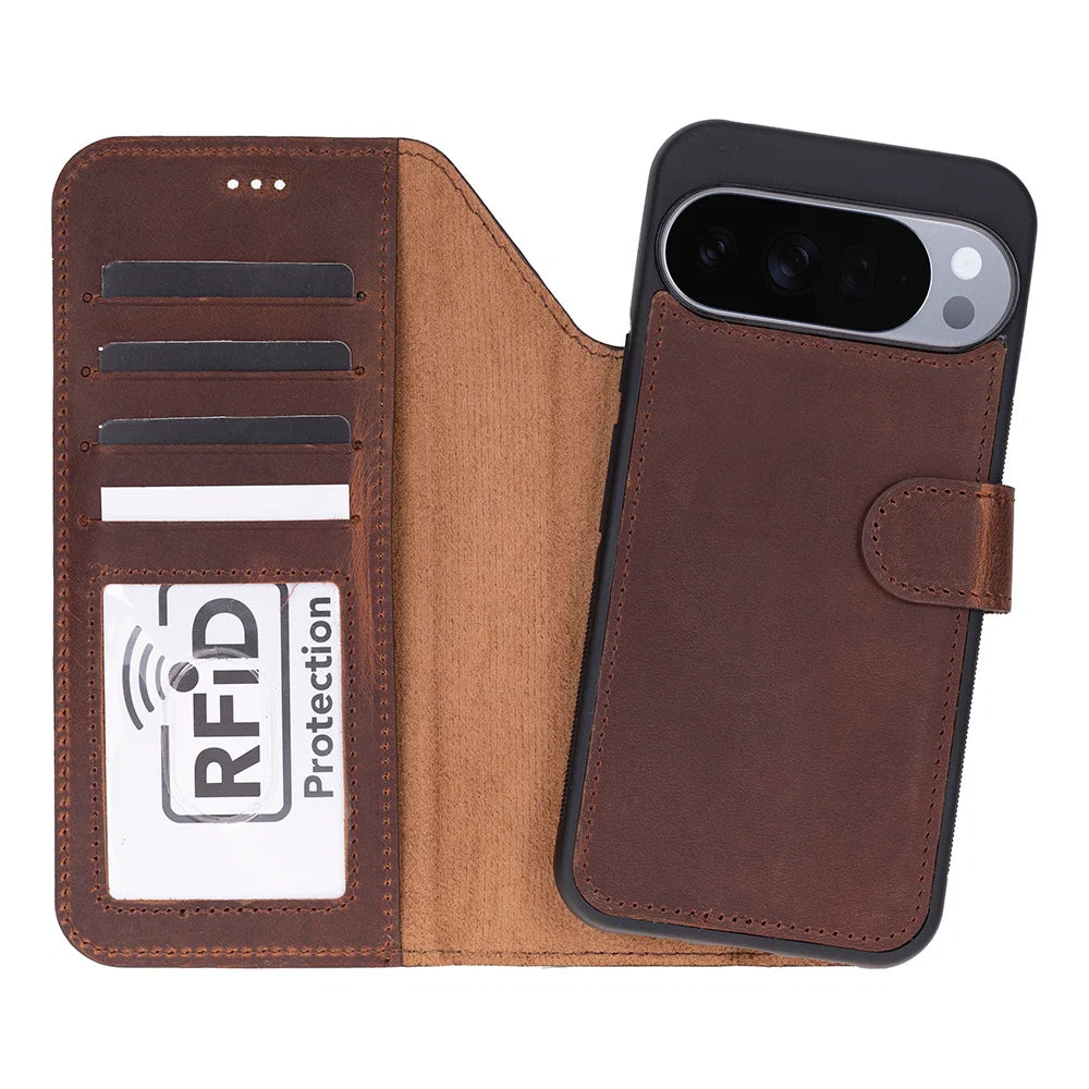 Magic Google Pixel 10 / 10 Pro Detachable Leather Wallet Case