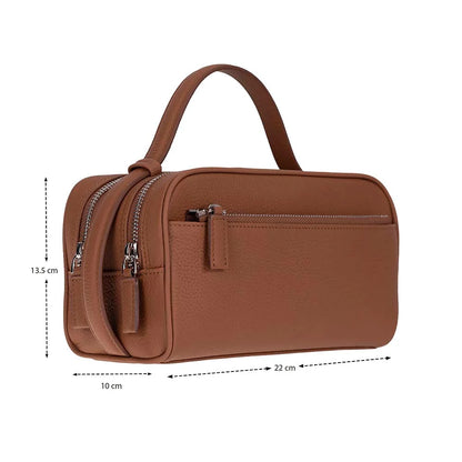 Travero Leather Toiletry Bag