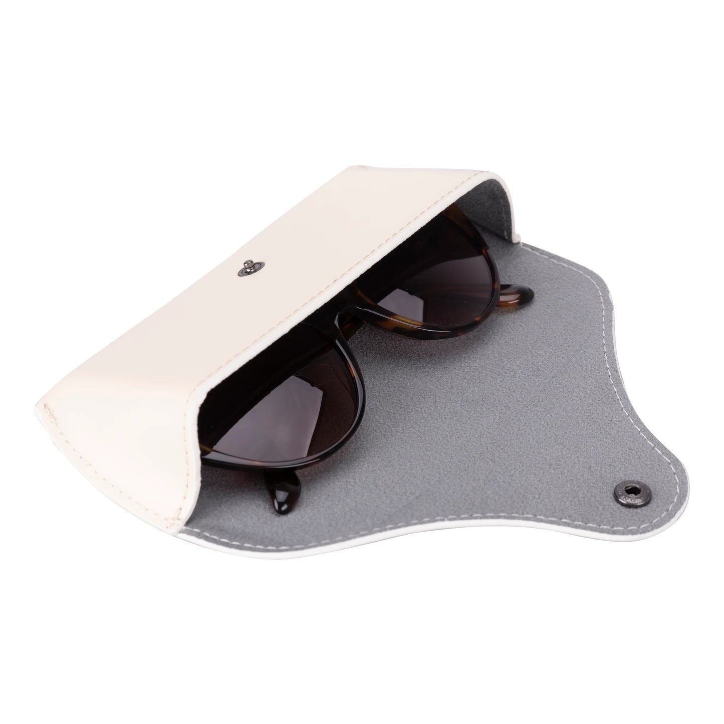 Roan Leather Glasses Case Dark Blue