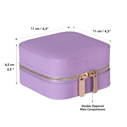 Amanda Medium Leather Jewelry Box