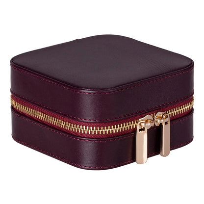Amanda Medium Leather Jewelry Box