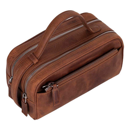 Travero Leather Toiletry Bag