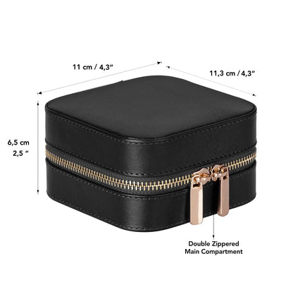 Amanda Medium Leather Jewelry Box