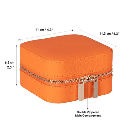 Amanda Medium Leather Jewelry Box