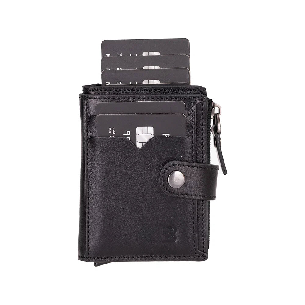 Lumora Leather Pop-up Card Holder