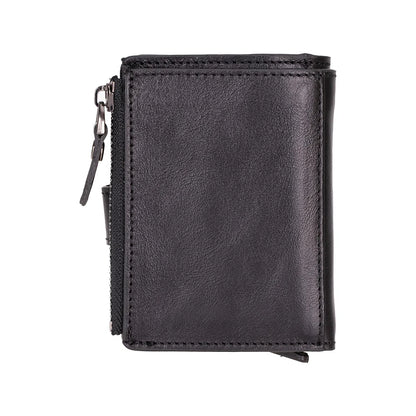 Rodos Zip Pop-Up Leather Card Holder
