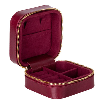 Amanda Medium Leather Jewelry Box
