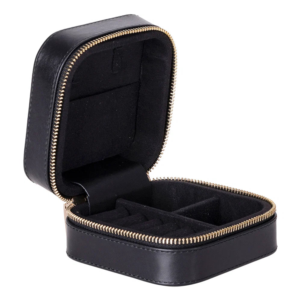 Amanda Leather Jewelry Box, Medium