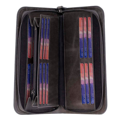 Novarco Leather Wristlet Clutch