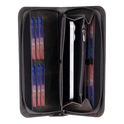 Novarco Leather Wristlet Clutch