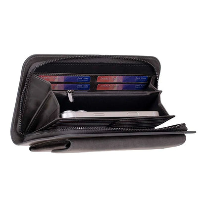 Novarco Leather Wristlet Clutch