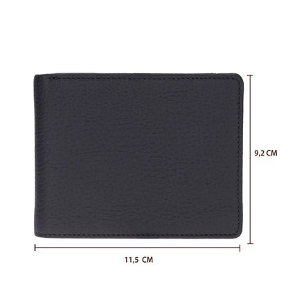 Veltron Structured Leather Bifold Wallet