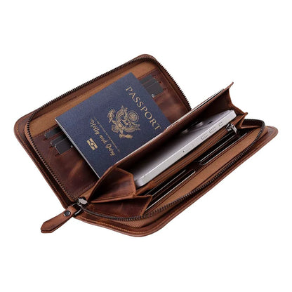 Novarco Leather Wristlet Clutch