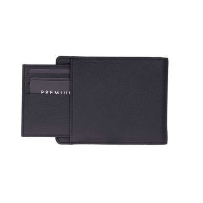 Veltron Structured Leather Bifold Wallet
