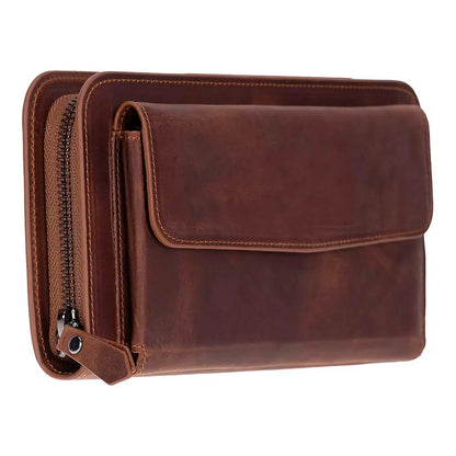 Novarco Leather Wristlet Clutch