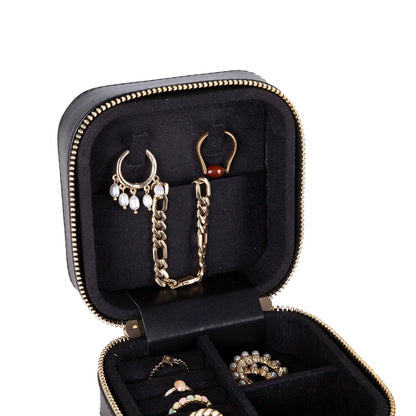 Amanda Medium Leather Jewelry Box