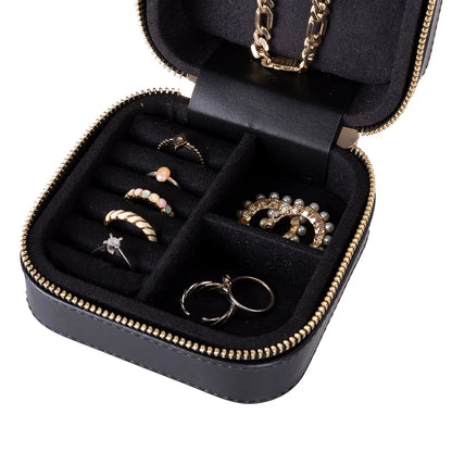 Amanda Medium Leather Jewelry Box