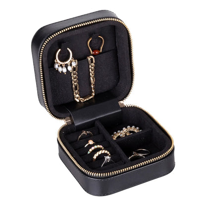 Amanda Medium Leather Jewelry Box