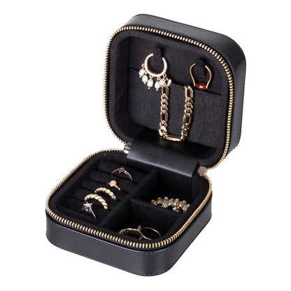 Amanda Medium Leather Jewelry Box