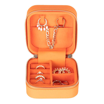 Amanda Medium Leather Jewelry Box