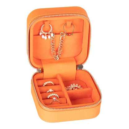 Amanda Medium Leather Jewelry Box