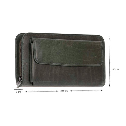 Novarco Leather Wristlet Clutch