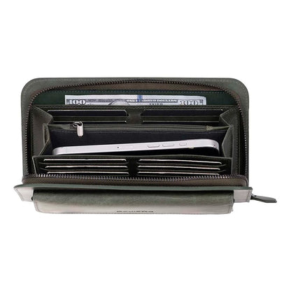 Novarco Leather Wristlet Clutch