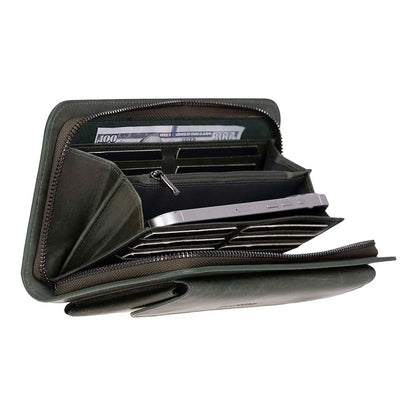 Novarco Leather Wristlet Clutch